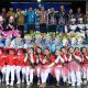 Sekda Kotabaru bersama Jambore Kader Posyandu 2025 di Panggung Apung Siring Laut, diikuti kader dari 28 Puskesmas se-Kabupaten Kotabaru.