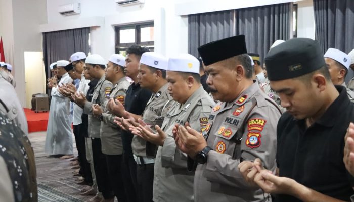 Polres Tabalong Gelar Doa Bersama dan Sholat Ghaib untuk Keselamatan Bangsa