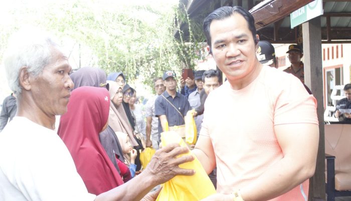 Bupati dan Wabup Pulang Pisau Tinjau Gerakan Pangan Murah di Kahayan Hilir