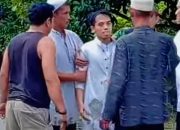 Polisi mengamankan pemuda NR, terduga pelaku pembunuhan ibu kandung di Desa Maragut, Barito Timur.