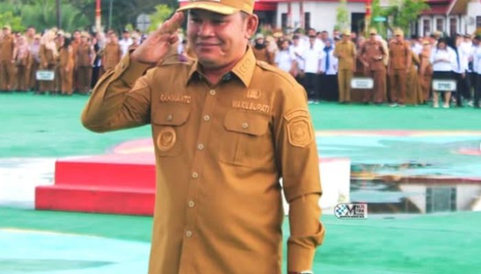 Wabup Murung Raya Tekankan Disiplin ASN dalam Apel Gabungan