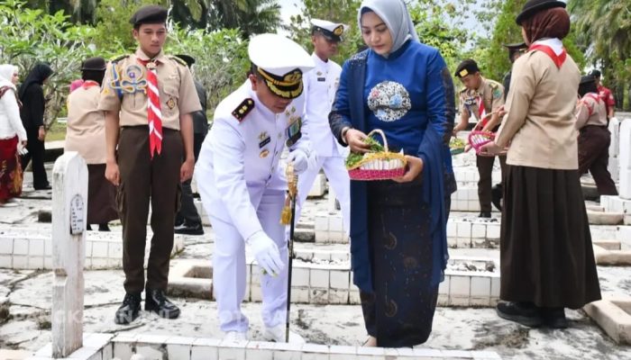 Lanal Kotabaru Gelar Ziarah Nasional HUT ke-80 RI