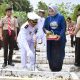 Komandan Lanal Kotabaru Letkol Laut (P) M. Harun AL Rasyid menyebut ziarah nasional sebagai penghormatan kepada pahlawan, di TMP Wadah Batuah, Kotabaru, Minggu (17/8/2025).