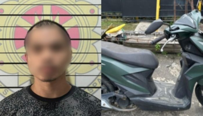 Residivis Curanmor Ditangkap Lagi di Tabalong, Motor Rp17 Juta Digondol
