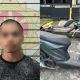 Polisi mengamankan pelaku curanmor berinisial MA bersama barang bukti skuter matik di Polres Tabalong.