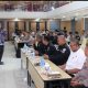 Suasana Rapat Kerja Teknis (Rakernis) Humas Polda Kalsel Tahun 2025 di Ulin Ballroom Hotel Royal Jelita, Banjarmasin, Rabu (27/8/2025), menampilkan personel berbagi pengalaman dan menyusun strategi komunikasi publik