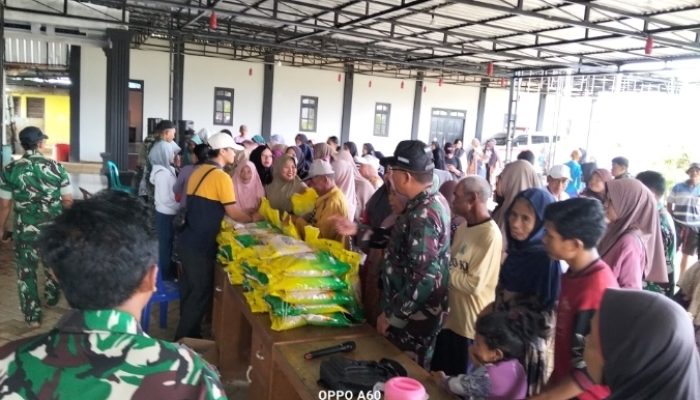 Kodim 1022/Tanah Bumbu Gelar Gerakan Pangan Murah Sambut HUT RI ke-80
