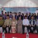 Bupati Sukamara, H. Masduki, memberikan sambutan sebelum melepas keberangkatan 28 Jamaah Calon Haji di Masjid Agung Ad-Durrun Nafis.