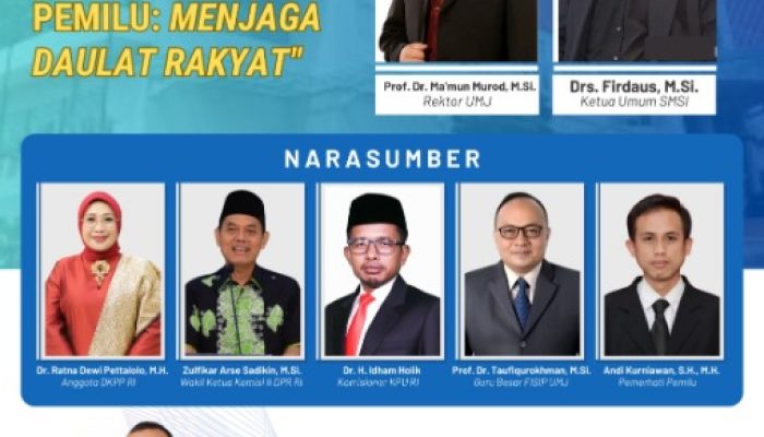 UMJ Gelar Seminar Nasional Bahas Penataan Sistem Pemilu 2029