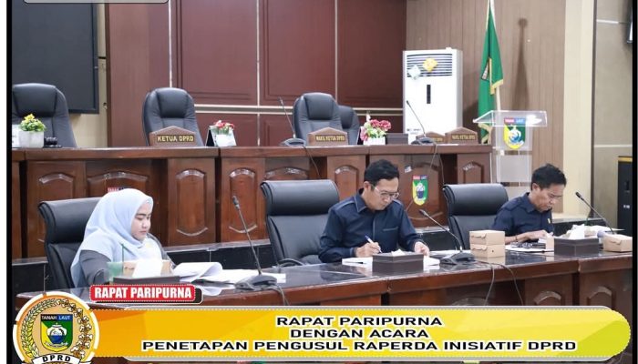 DPRD Tanah Laut Tetapkan Pengusul Raperda Inisiatif pada Rapat Paripurna