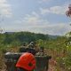 Tim SAR gabungan menemukan bangkai helikopter BK117 D3 hanya 700 meter dari titik hilang kontak di Tanah Bumbu.