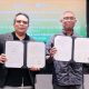 Direktur BSI dan Direktur Kepesertaan BPJS Ketenagakerjaan menandatangani kerja sama pemanfaatan layanan BSI Agen di Jakarta, Selasa (2/9/2025).