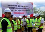 Bupati Sukamara Hadiri Peletakan Batu Pertama Tembok Keliling Lapas