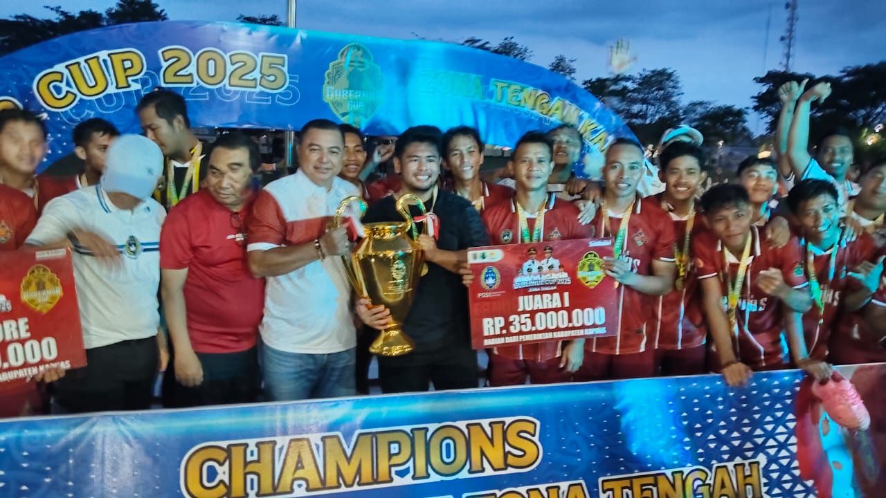 Kapuas 88 Bersinar FC berhasil menjadi juara dalam turnamen Gubernur Cup Kalteng Zona Tengah 2025