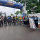 Wabup Tanah Laut H. M. Zazuli melepas peserta gowes Haornas ke-42 di Lapangan Pertasi Kencana (Foto: Diskominfo Tala)