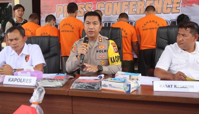 Polres Pulang Pisau Gelar Siaran Pers Pengungkapan Dua Kasus Menonjol
