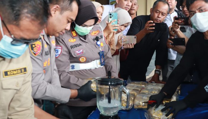 Polres Banjar Musnahkan 20 Kg Sabu Senilai Rp35 Miliar