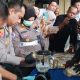 Kapolres Banjar AKBP Dr. Fadli bersama pejabat Forkopimda memimpin pemusnahan 20 kilogram sabu senilai Rp35 miliar di Polres Banjar.