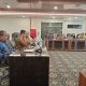 Sekda Kotabaru H. Eka Saprudin membuka Sosialisasi dan Bimtek Implementasi Katalog Elektronik Versi 6 di Aula Bamega, Kamis (18/9/2025).