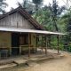 Rumah di Dusun Drono, Desa Temon, Kecamatan Arjosari, Pacitan, lokasi tragis pembacokan yang menewaskan seorang wanita dan melukai empat anggota keluarganya.