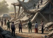 Atap Ponpes Al-Mubarok Sidoarjo Ambruk Saat Santri Belajar, BPBD Lakukan Evakuasi Cepat