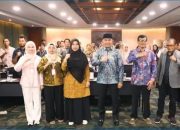 Bupati Tanah Laut H. Rahmat Trianto membuka Bimtek Audit BUMD dan Pengawasan Hibah yang digelar Inspektorat Tala di Bandung, Kamis (11/9/2025).