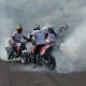 Aksi pembalap di lintasan Pertamax Turbo Drag Fest 2025 putaran III di Lanud Wiriadinata Tasikmalaya yang diikuti lebih dari 1.800 peserta dari berbagai daerah