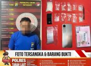 Pengedar Sabu 34,92 Gram Ditangkap Polres Tanah Laut di Batu Ampar