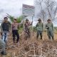 Personel Polsek Pulau Laut Timur bersama TNI dan KSDA Kalsel melakukan patroli gabungan di kawasan Cagar Alam Selat Sebuku, Kotabaru, Rabu (17/9/2025).