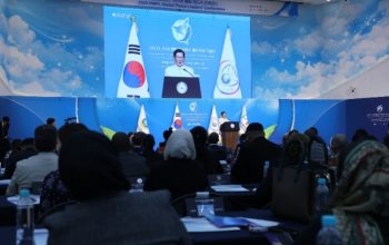 Ribuan pemimpin dunia menghadiri Peringatan 11 Tahun KTT Perdamaian Dunia HWPL di Cheongju, Korea Selatan, 18–19 September 2025.