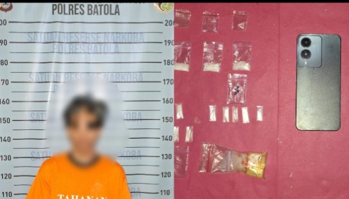 Sat Narkoba Polres Batola Ringkus Pengedar Sabu, Sembunyikan Barang Bukti di Dalam Lampu