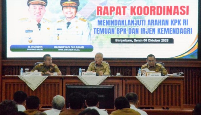 Gubernur Kalsel H. Muhidin Ultimatum SKPD: Tuntaskan Temuan BPK Sebelum Desember 2025!