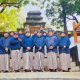 Ketua Umum PMB Dr (HC) Heppy Trenggono bersama Letjen TNI Mar (Purn) Suhartono dan tim penulis sejarah Batang berziarah ke makam Sultan Agung di Imogiri, Bantul, Yogyakarta.