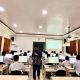 Peserta seleksi Tenaga Ahli Pusat Data Tanah Bumbu tengah mengikuti tes praktik di Ruang CAT BKPSDM, Batulicin.