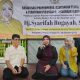 Hj. Syarifah Rugayah menyampaikan sambutan pada kegiatan Sosialisasi Perda Budaya Banua dan Kearifan Lokal di Barito Kuala.