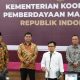 Menko PMK Muhaimin Iskandar saat konferensi pers di Kemenko PMK Jakarta mengenai pembentukan Satgas Audit Pesantren.