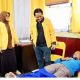 Hasnuryadi Sulaiman meninjau kegiatan donor darah HUT ke-61 Partai Golkar di Kantor DPD Golkar Kalimantan Selatan, Banjarmasin.