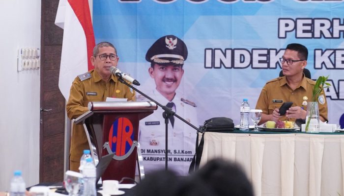 Pemkab Banjar Bahas Indeks Ketahanan Daerah 2025, Pj Sekda Tekankan Pentingnya Data Akurat