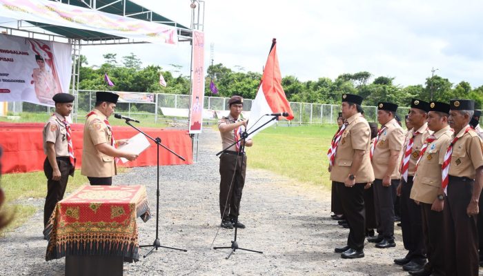 Wakil Bupati Resmi Jabat Ketua Kwarcab Pramuka Pulang Pisau Masa Bakti 2025–2026