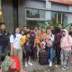 Peserta Rakernas IWO Sulawesi Selatan menaiki kapal laut di Pelabuhan Soekarno-Hatta Makassar menuju Jakarta.