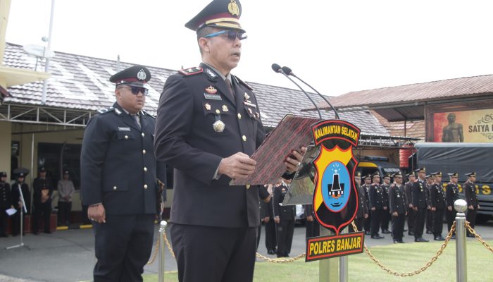 Polres Banjar Peringati Hari Sumpah Pemuda ke-97, Wakapolres: Semangat Persatuan Harus Tetap Menyala