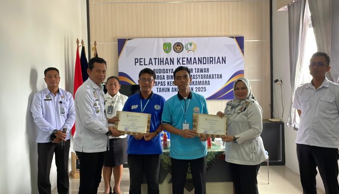 Lapas Sukamara dan Dinas Perikanan Kembangkan Pelatihan Budidaya Ikan bagi Warga Binaan