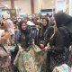 Ketua Dekranasda Tanah Laut Hj. Dian Rahmat Trianto mempromosikan produk unggulan daerah pada Pameran Inacraft 2025 di JCC Jakarta.