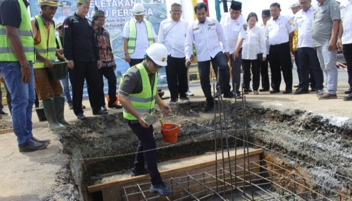 Pembangunan Tugu Kumpang Mandau Dimulai, Jadi Ikon Baru Kota Pulang Pisau