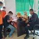Pemeriksaan kesehatan warga binaan oleh petugas medis di Lapas Batulicin bekerja sama dengan Puskesmas Pulau Tanjung.