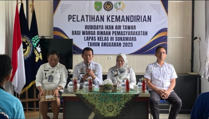 Dinas Perikanan Sukamara Dukung Pembinaan Warga Binaan Lewat Pelatihan Budidaya Ikan di Lapas Sukamara