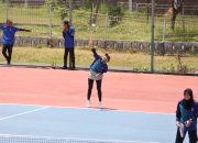 Regu Tenis Putri Kalsel Melaju ke Perempat Final PORNAS XVII KORPRI 2025, Tantang Jateng di Laga Krusial