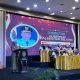 Staf Ahli Gubernur Kalsel Bidang Kemasyarakatan dan SDM, Mursyidah Aminy, menyampaikan ucapan selamat kepada wisudawan Universitas Cahaya Bangsa pada wisuda ke-19 di Banjarmasin, Selasa (14/10/2025).
