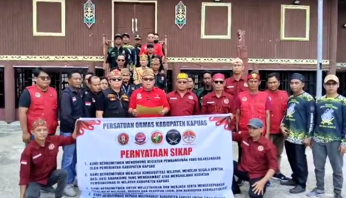 Tegaskan Dukungan Pembangunan di Bukit Ngalangkang, Ormas di Kapuas Nyatakan Sikap