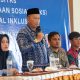 Asisten Ekonomi dan Pembangunan Tanah Bumbu, Eryanto Rais, mewakili Bupati membuka secara resmi Bimtek PSKS bertema Teman Tuli Bahasa Isyarat di Batulicin.